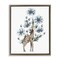 Stupell Industries Giraffe with Flower Blossoms Floating Frame, design by Cecilia Battaini